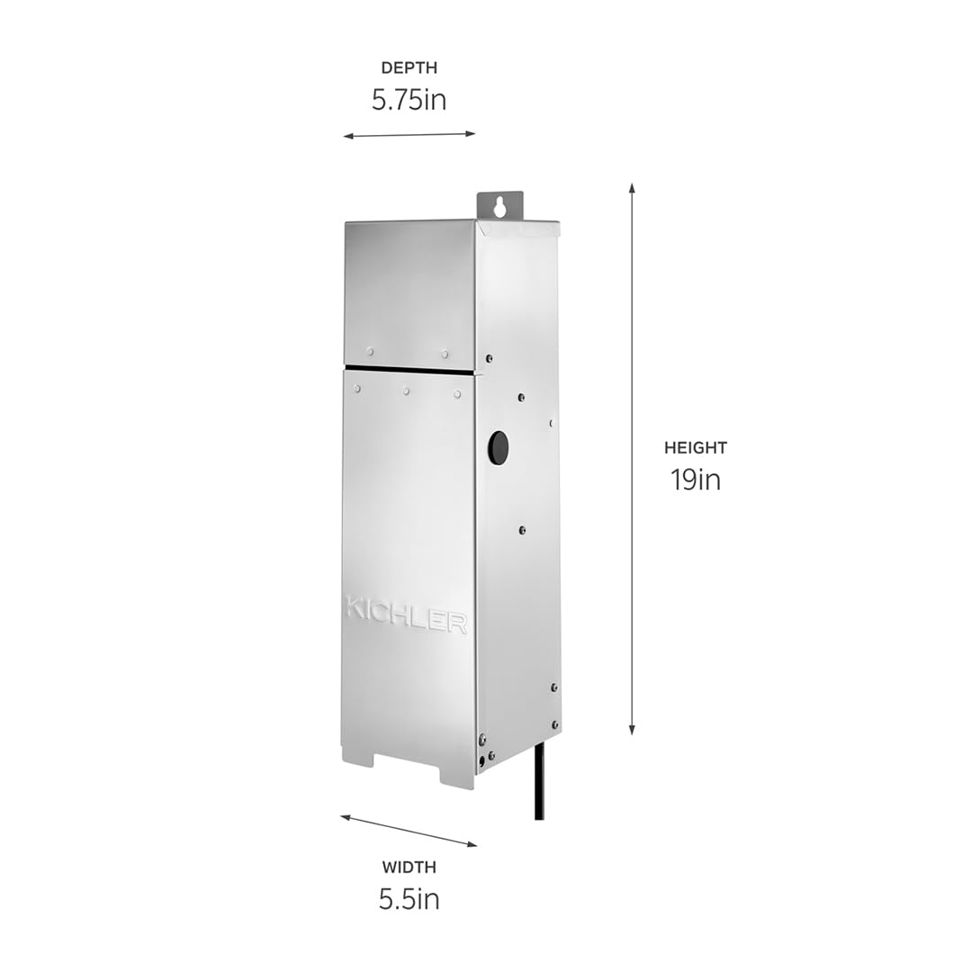 Stainless Steel Landscape Lighting Transformer W191