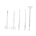 5 Piece Stainless Steel Aquarium Aquascaping Kit D336449