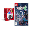 Nintendo Switch OLED Model with White Joy-Con and Game Bundle N516