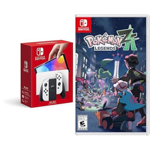 Nintendo Switch OLED Model with White Joy-Con and Game Bundle N516