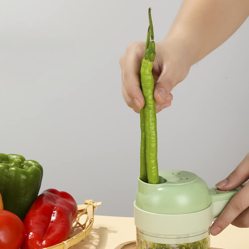 4 in 1 Handheld Electric Vegetable Chopper Set Q800715