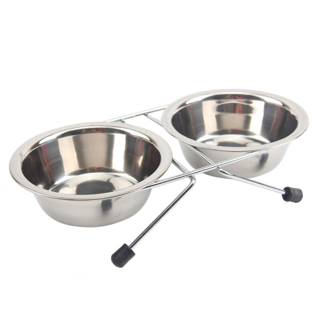 Stainless Steel Dog Cat Bowls Set K982