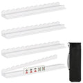 Wooden Mahjong Racks with Pushers Set of 4 O146143