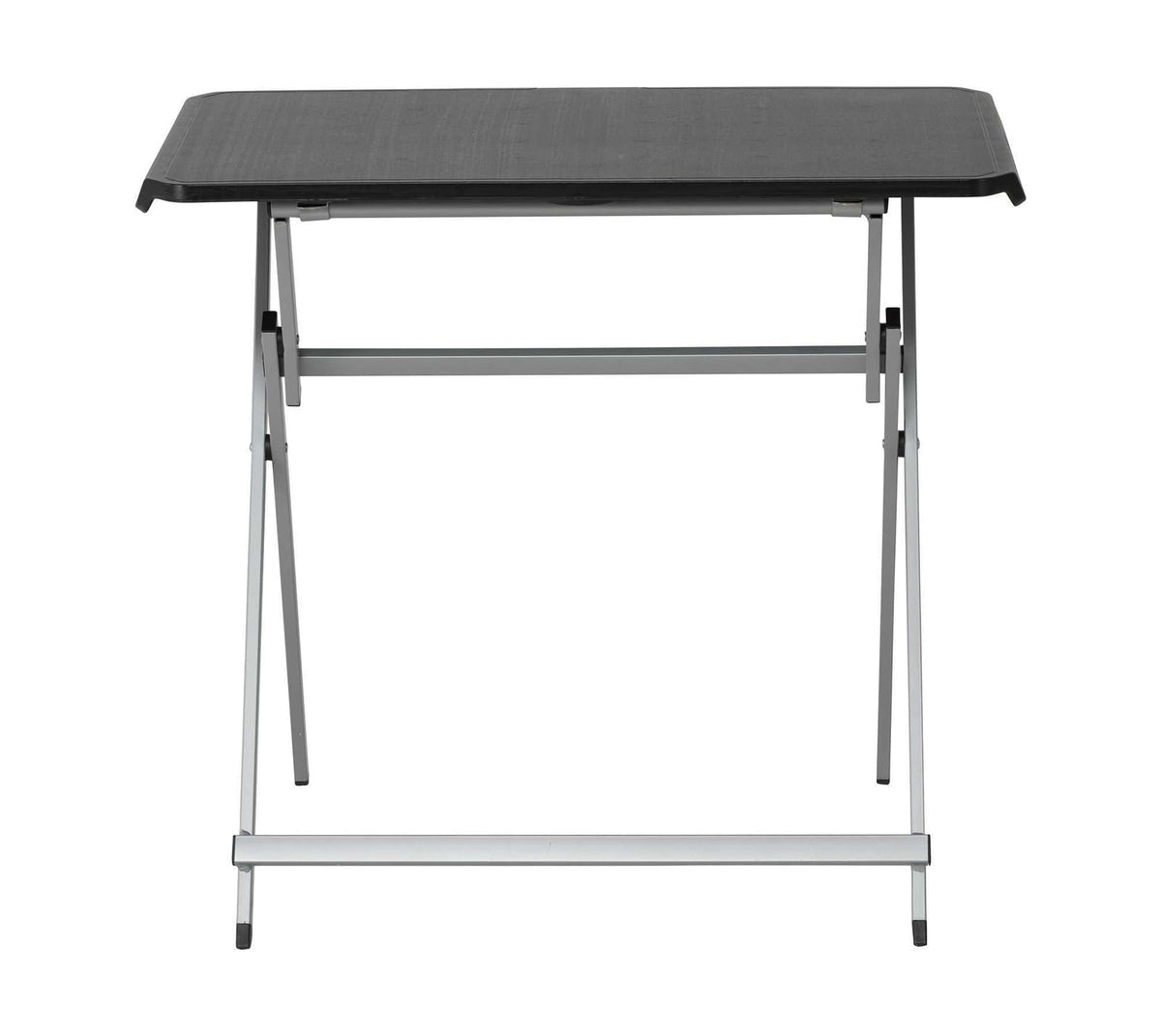 Small Folding Table, Portable Plastic Black 30 Inch D4395