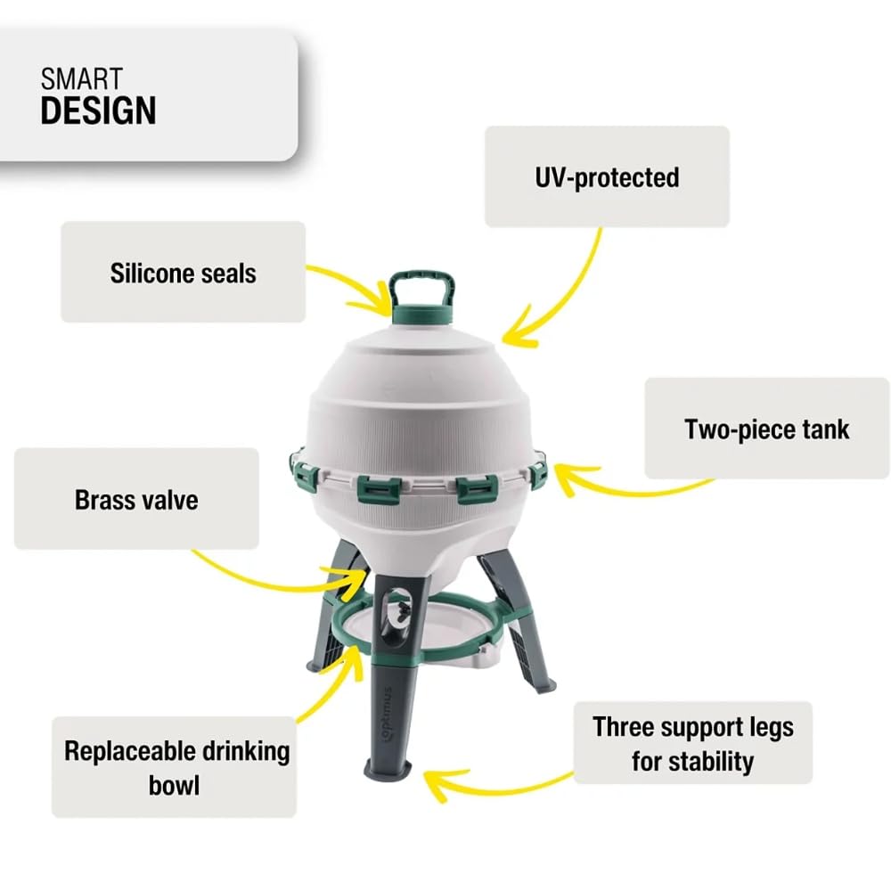 6 Gallon Top Fill Gravity Fed Poultry Waterer D86711