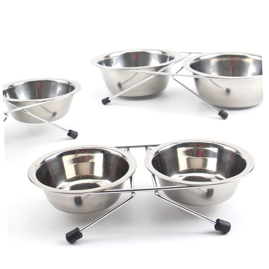 Stainless Steel Dog Cat Bowls Set K982