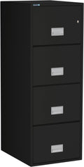 Black 4-Drawer Legal Fireproof File Cabinet A517
