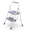 2 Step Ladder 330lbs Capacity Folding Sturdy Step Stool F7918