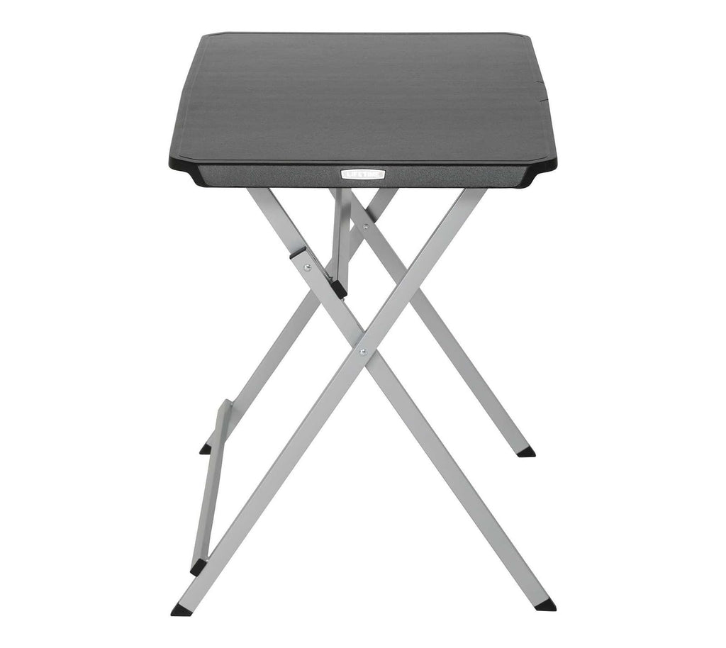 Small Folding Table, Portable Plastic Black 30 Inch D4395