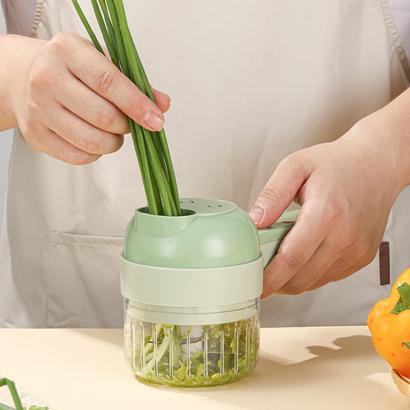 4 in 1 Handheld Electric Vegetable Chopper Set Q800715
