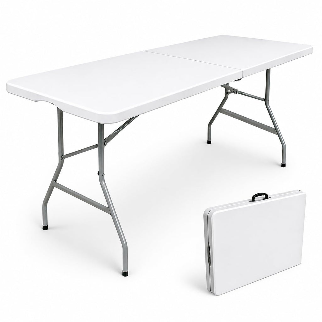 6ft White Folding Table B157