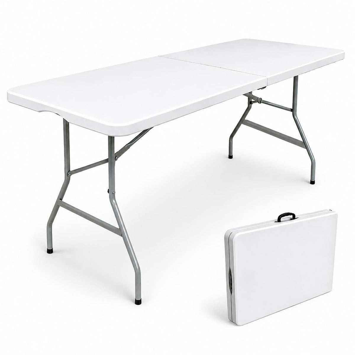 6ft White Folding Table B157