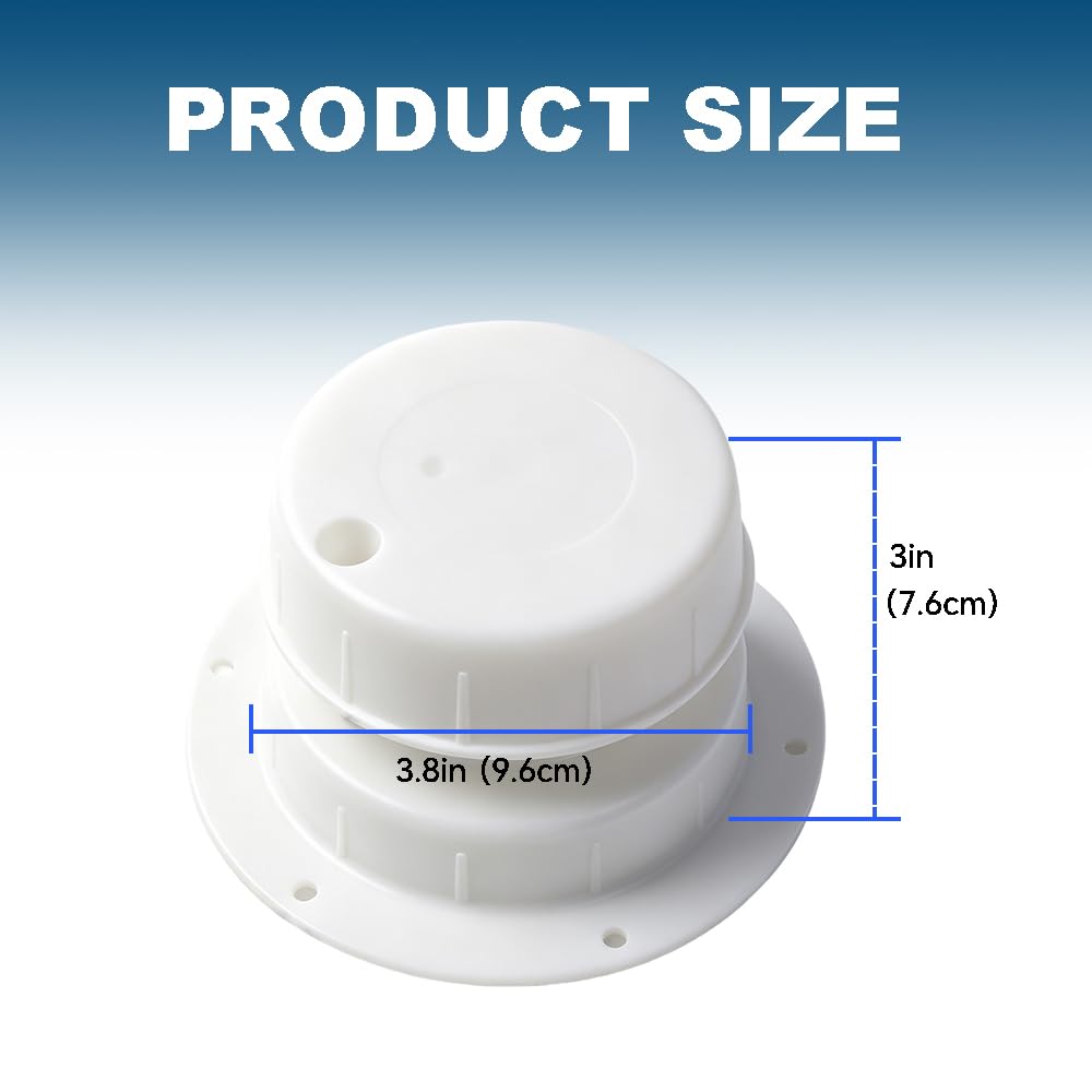 RV Plumbing Vent Caps Replacement Plastic Roof Cover 1 to 2 3/8 Inch Pipe B193