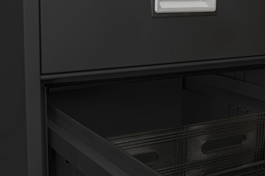 Black 4-Drawer Legal Fireproof File Cabinet A517