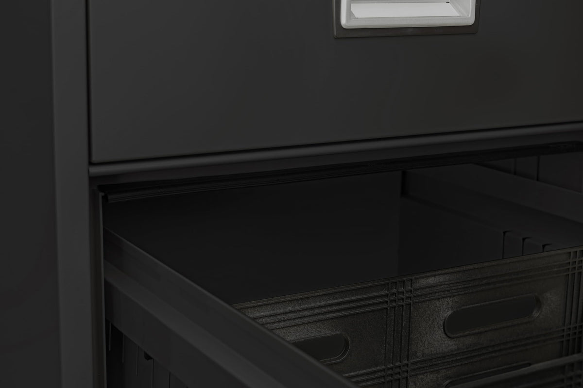 Black 4-Drawer Legal Fireproof File Cabinet A517