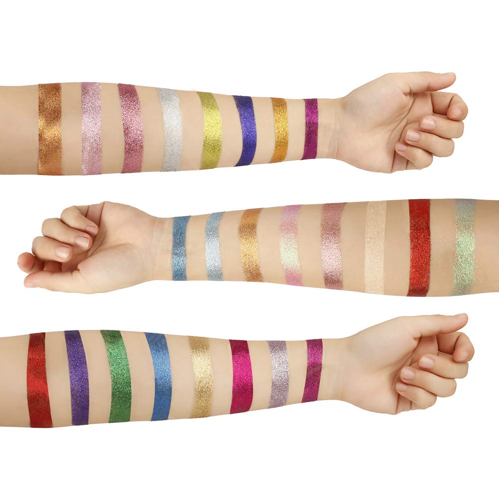 24 Color Pressed Glitter Eyeshadow Palette T944301