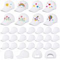 White Adjustable Baseball Caps R846249