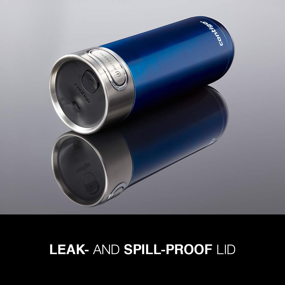 16oz Stainless Steel Thermal Travel Mugs Set of 2 C793135