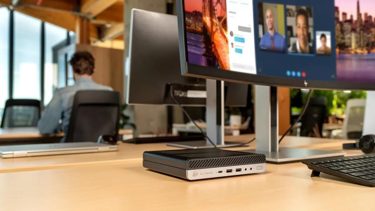 Mini PC Desktop Computer, Intel Core i5-9500T, 8GB DDR4 RAM, 256GB SSD, Keyboard & Mouse, WiFi, Windows 11 Pro V89499