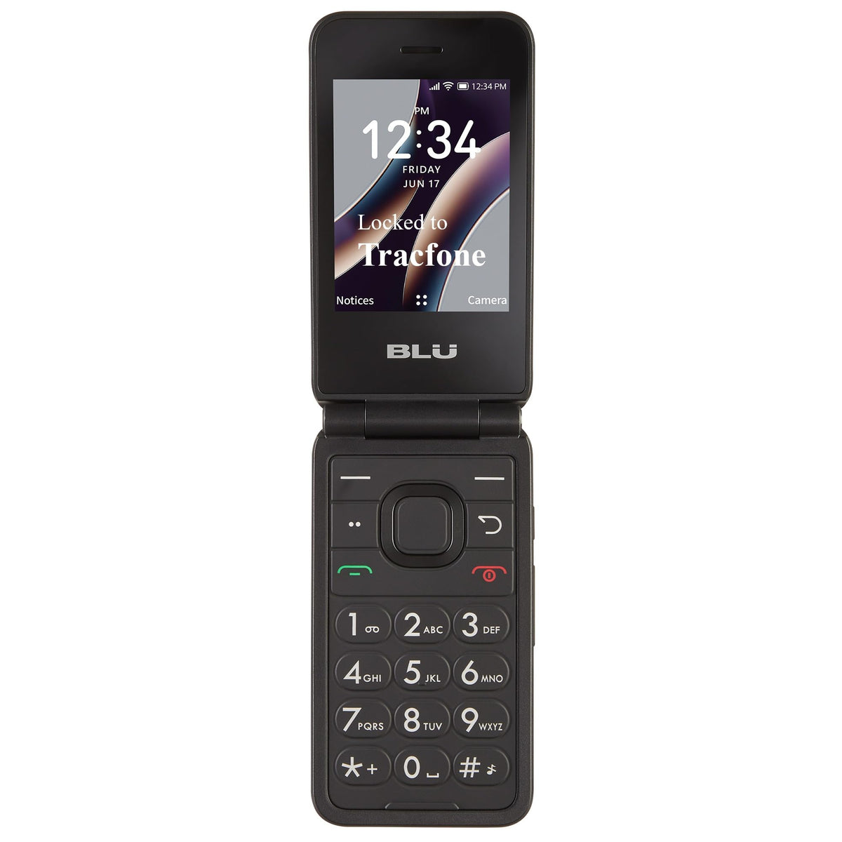 Black 4G Flip Phone R459