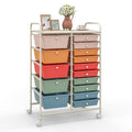 15 Drawer Rolling Storage Cart with Wheels G127