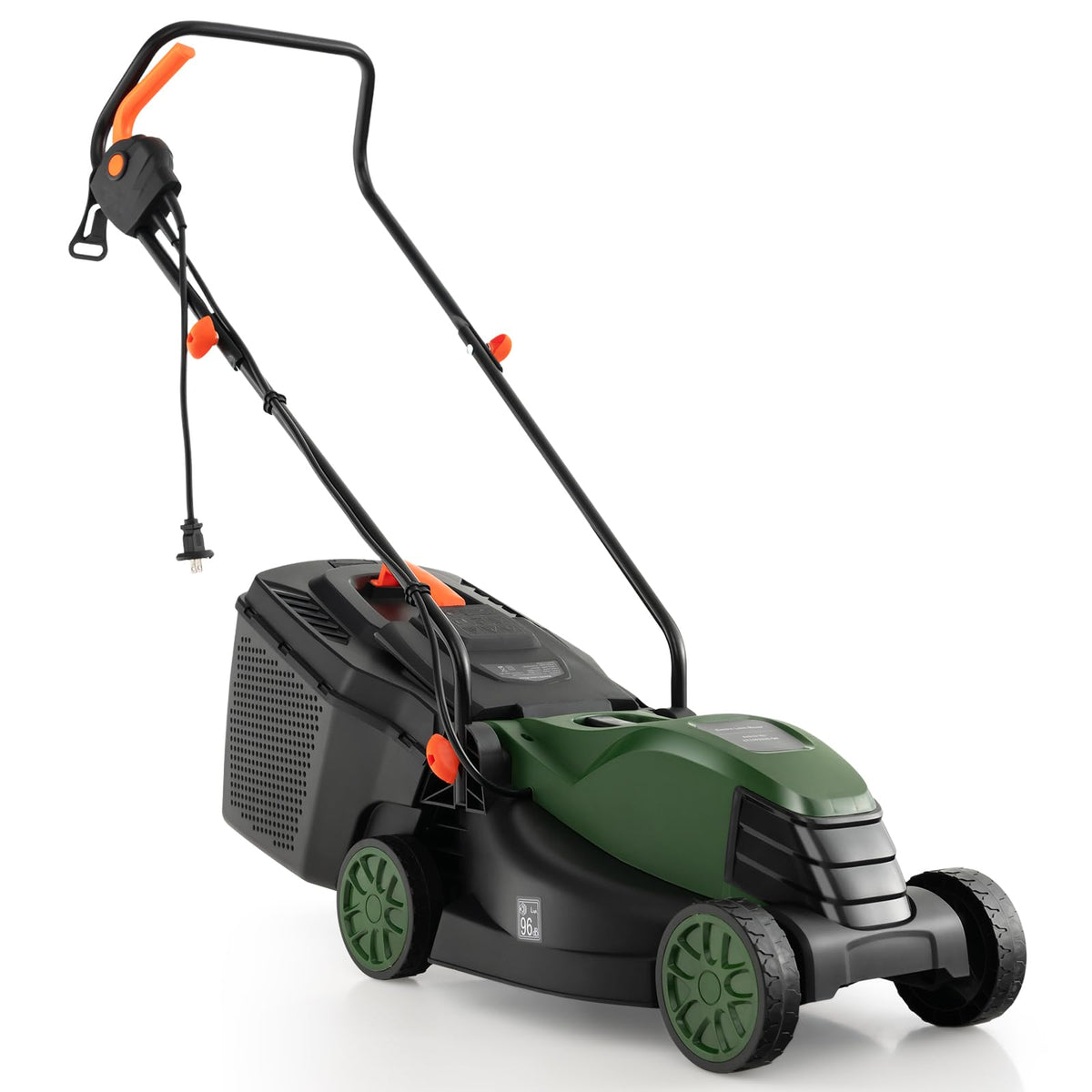 14" Corded Electric Push Lawn Mower with Grass Collection Box E21659