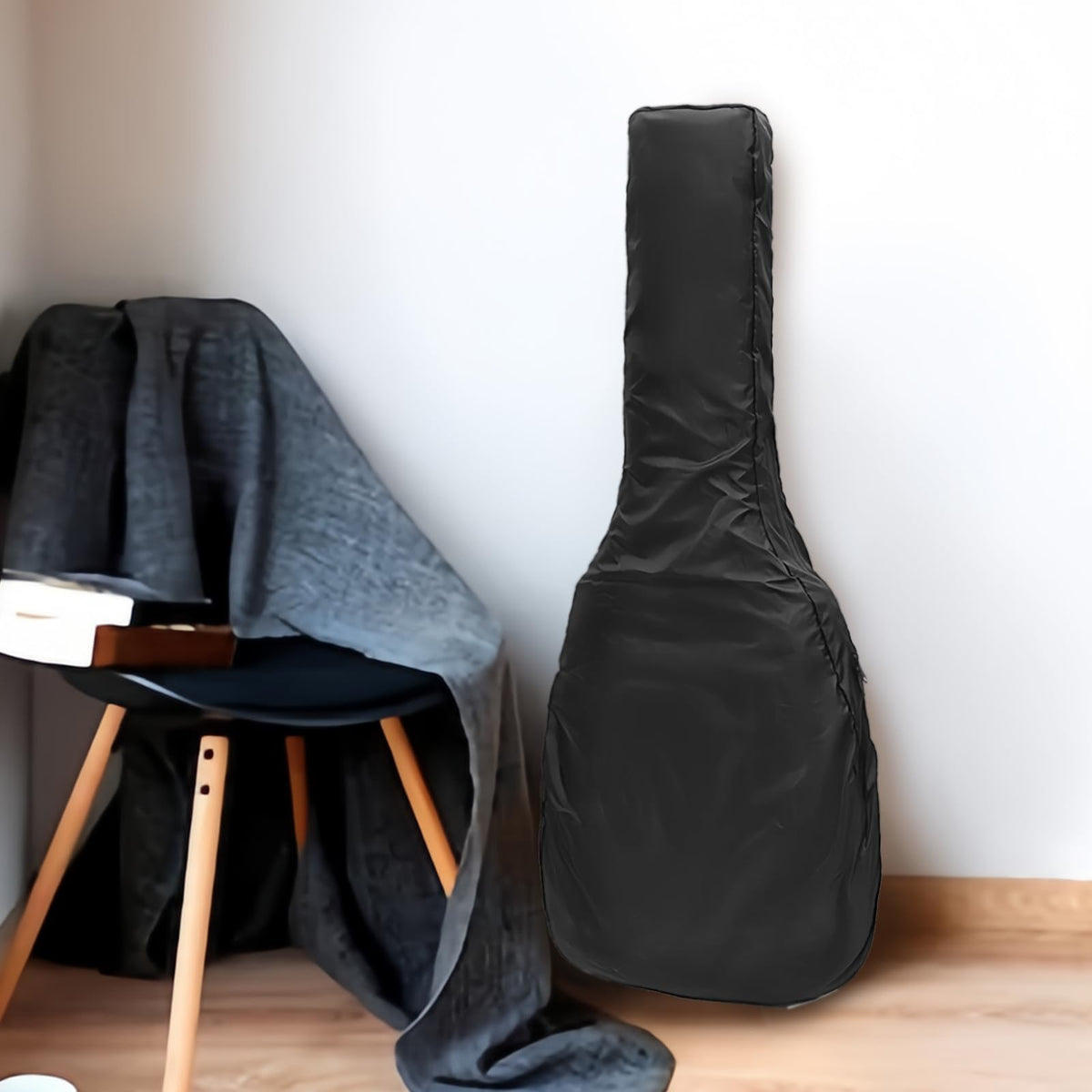 Black Waterproof Electric Guitar Bag Rain Cover Y271231