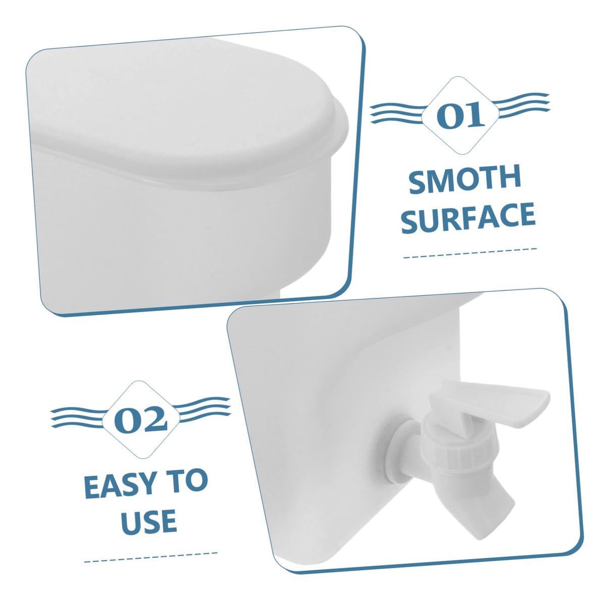 Water Jug with Faucet 3.5L PP Large Capacity H6291