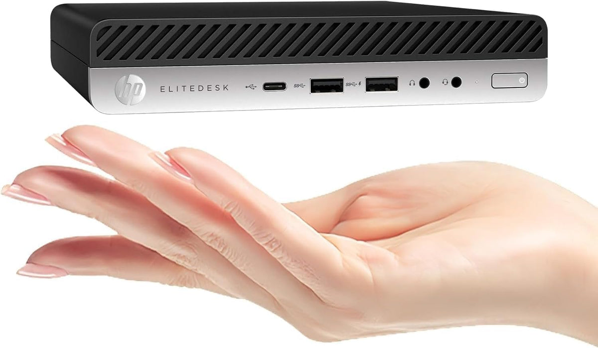 Mini PC Desktop Computer, Intel Core i5-9500T, 8GB DDR4 RAM, 256GB SSD, Keyboard & Mouse, WiFi, Windows 11 Pro V89499
