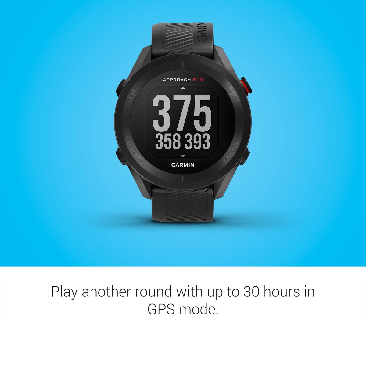 Black Golf Watch C7976
