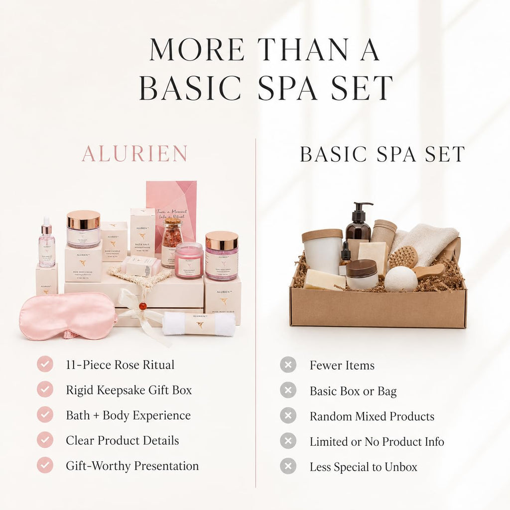 Rose 11-Piece Bath & Body Gift Set W29367