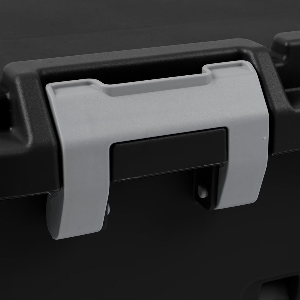 22 Gallon Black Wheeled Plastic Storage Trunk N9543