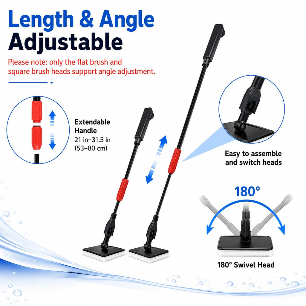 7 in 1 Aquarium Cleaning Kit with Adjustable Long Handle Z5600