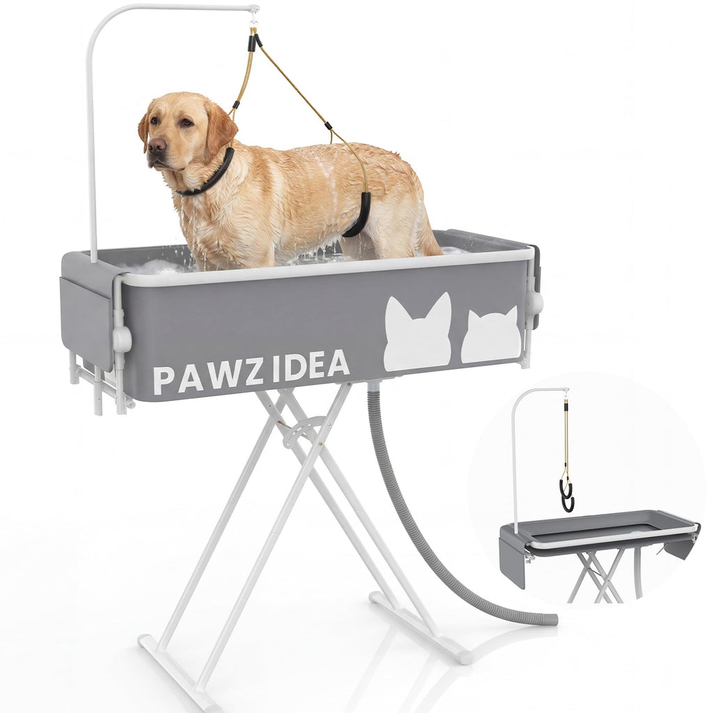 2-in-1 Dog Bathtub & Grooming Table R743386