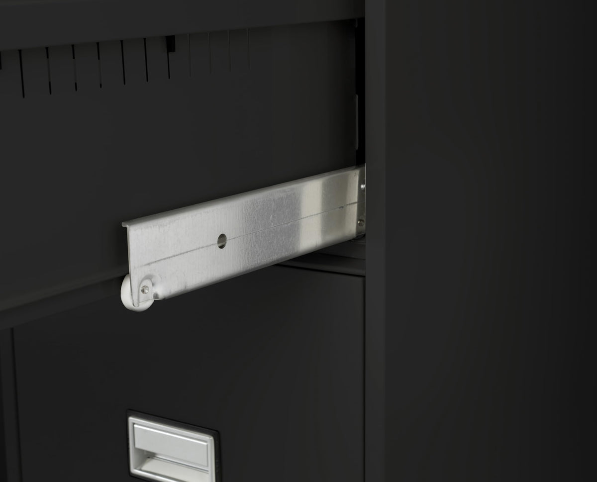 Black 4-Drawer Legal Fireproof File Cabinet A517