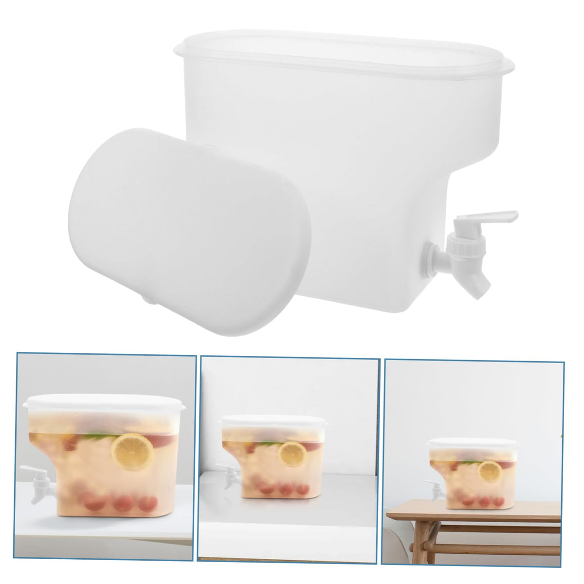 Water Jug with Faucet 3.5L PP Large Capacity H6291