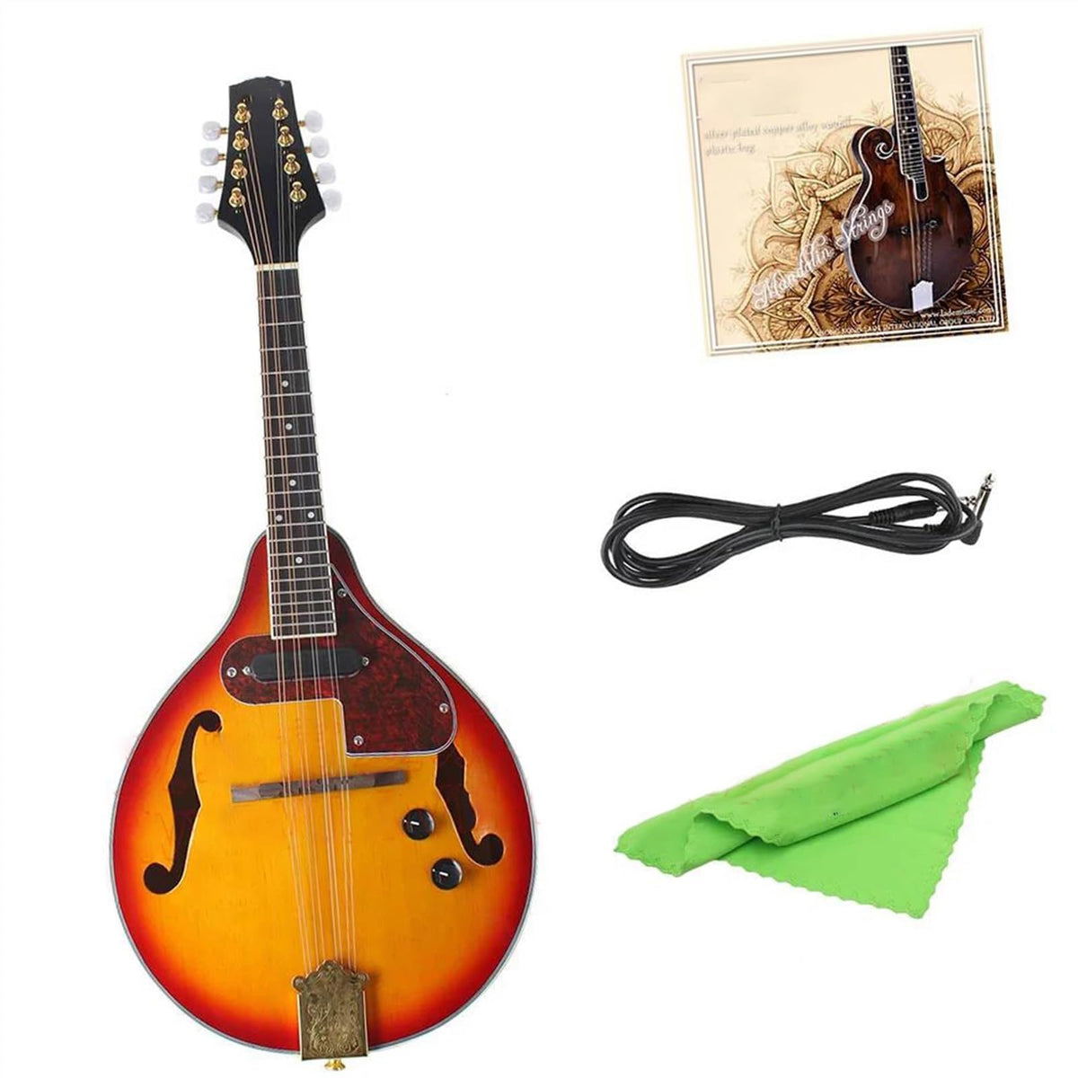 8-String Electric Mandolin Sunburst A Style Rosewood Fingerboard U28565