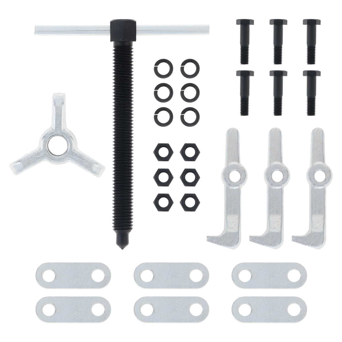 2.36 Inch Adjustable High Carbon Steel 3-Jaw Gear Puller Tool F827166