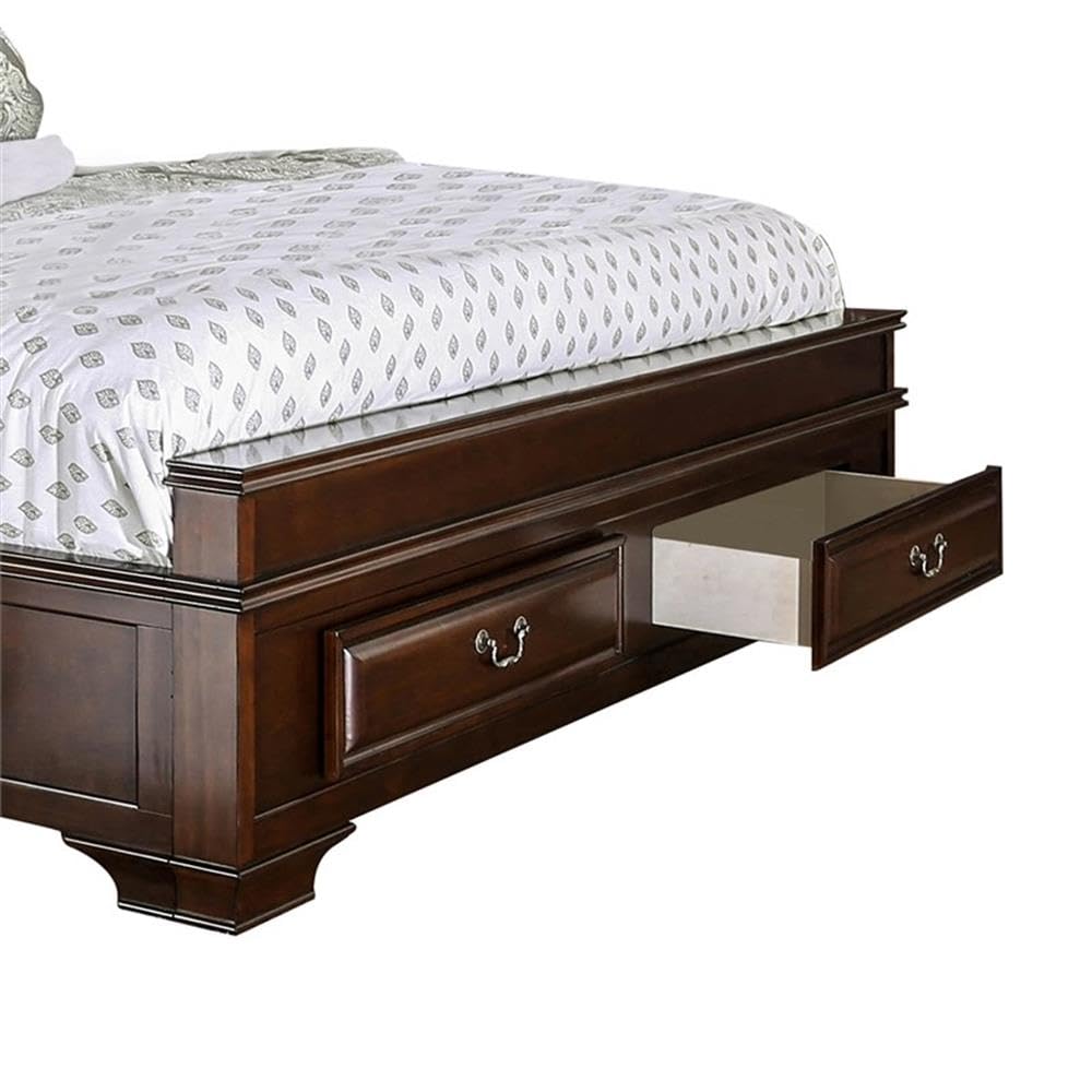 King Storage Platform Bed V711449