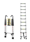 8.5 FT Aluminum Telescoping Ladder 330lbs R367