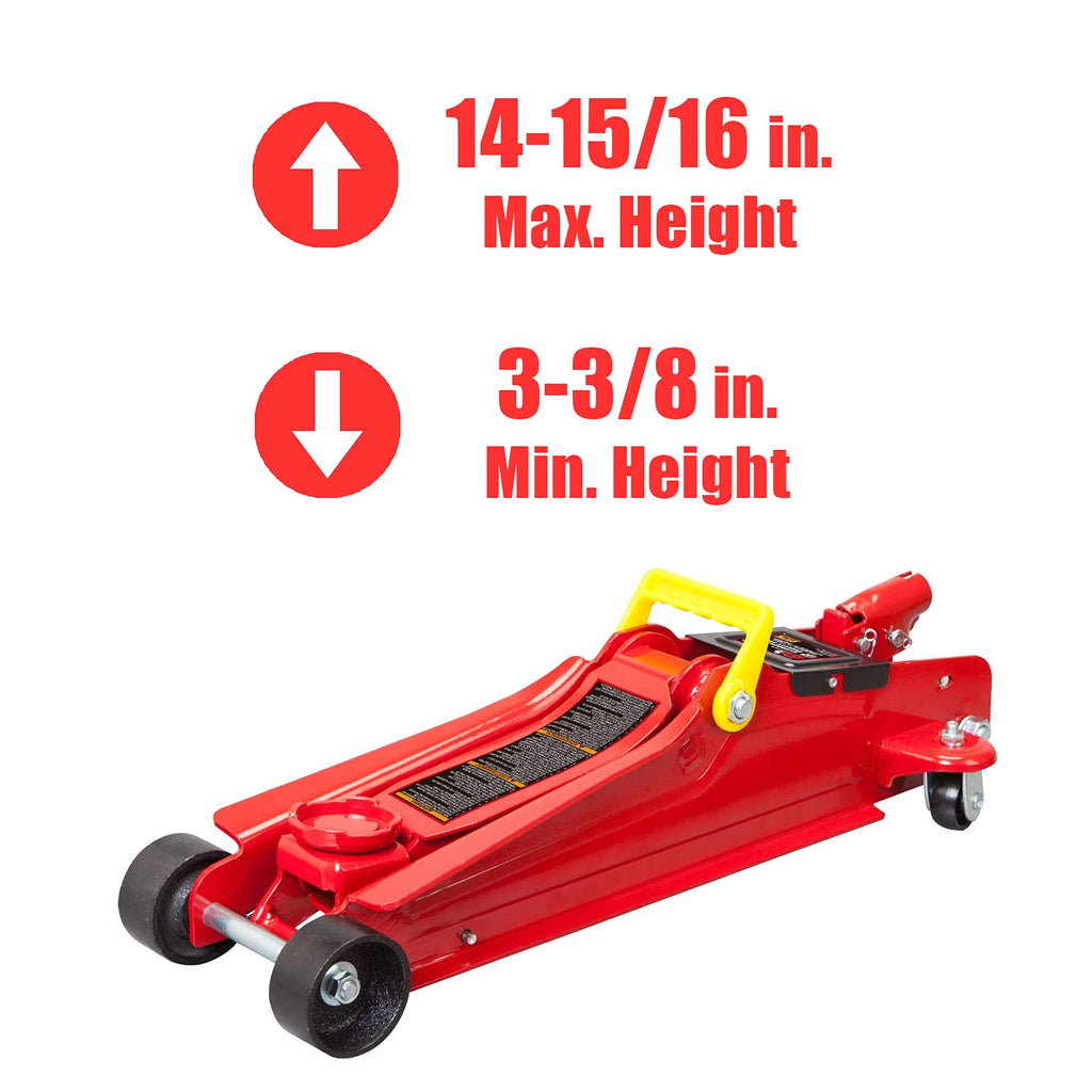2.5 Ton Low Profile Trolley Floor Jack with Single Piston Quick Lift Pump U528538