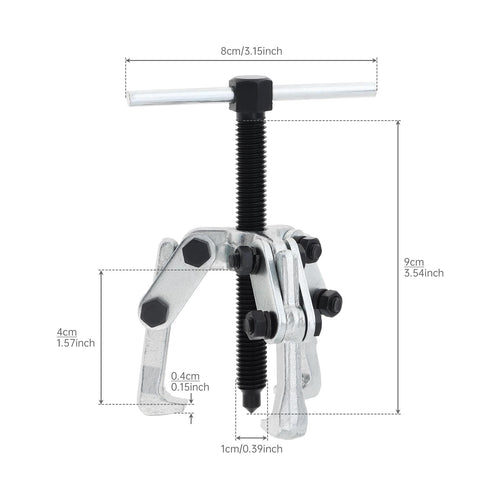 2.36 Inch Adjustable High Carbon Steel 3-Jaw Gear Puller Tool F827166