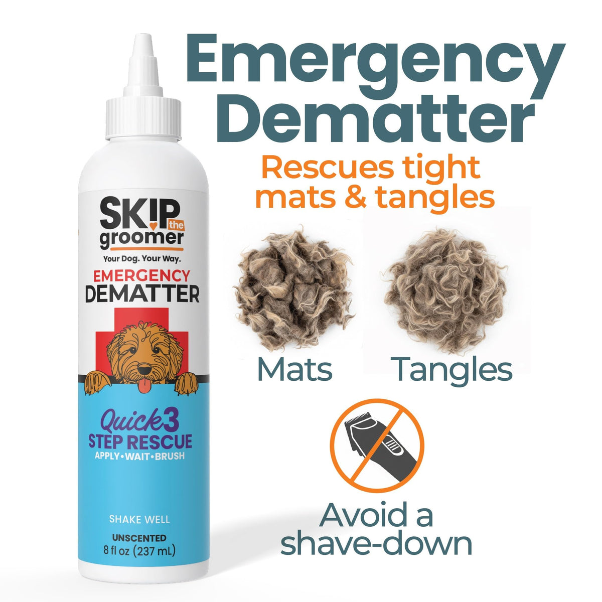 Dematting Cream for Dogs 8 oz N69190