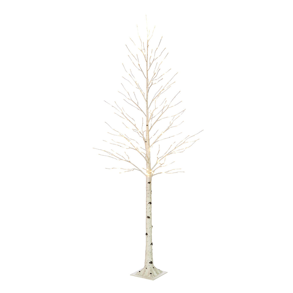 Lighted Birch Tree 8FT 240 Warm White Lights H99765