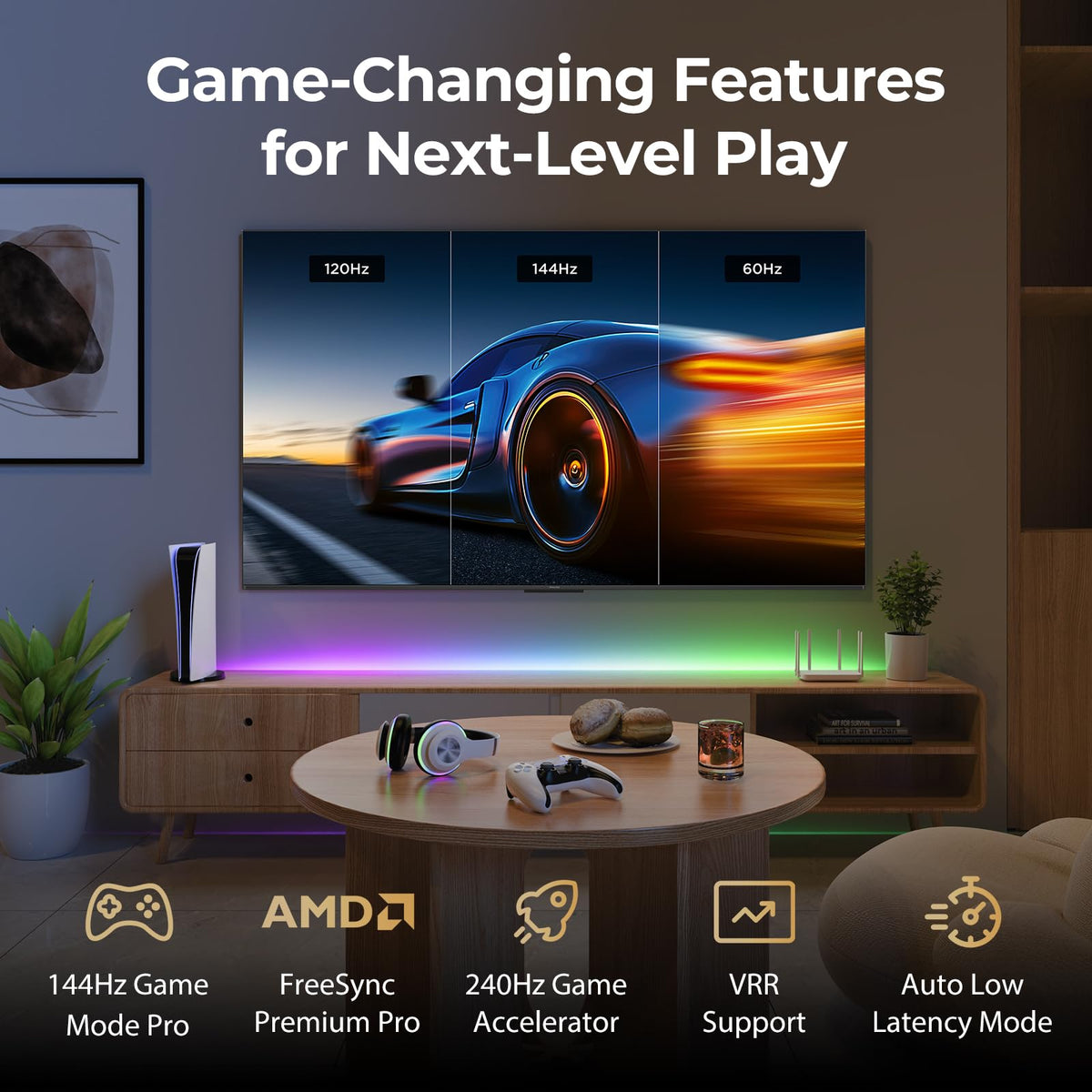 55" 4K MiniLED 144Hz Smart TV B453362