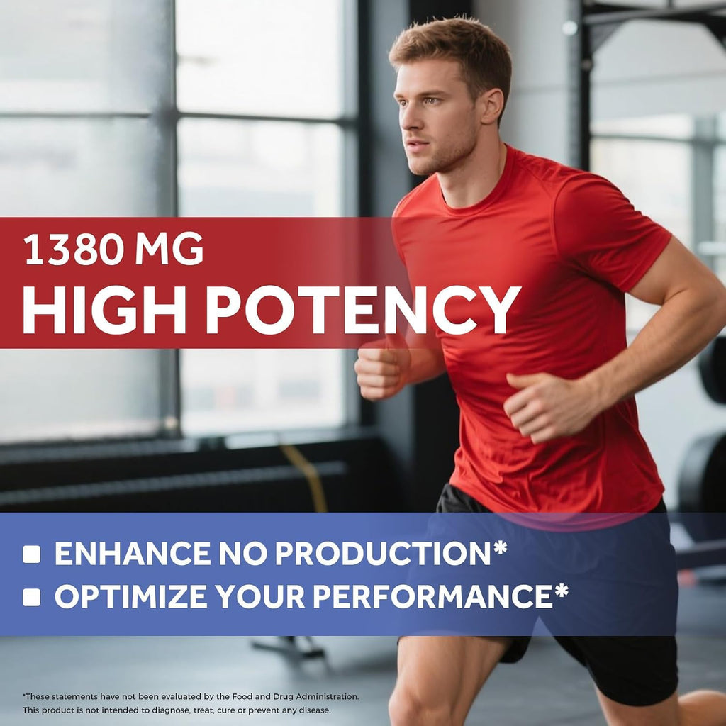 Nitric Oxide Booster 1380 mg 60 Vegan Caps U285057