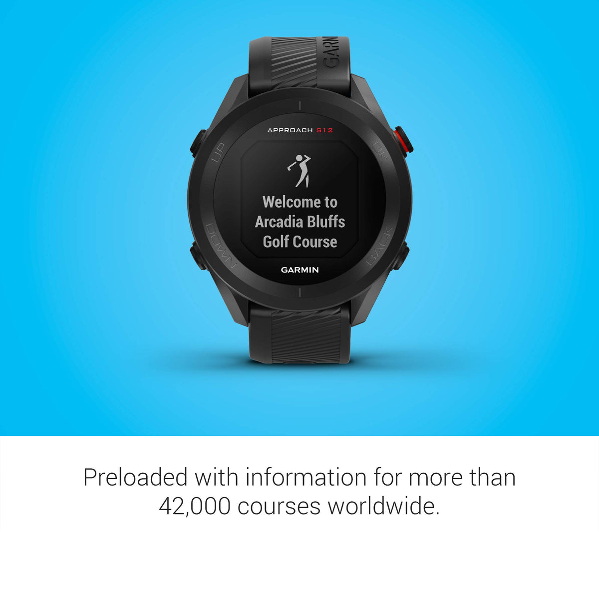 Black Golf Watch C7976