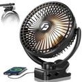 8" Clip On Fan with Lights X187296