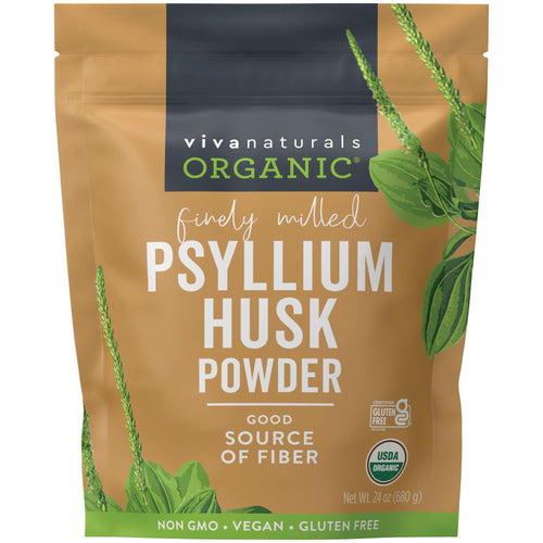 24 oz Organic Psyllium Husk Powder & 30mg Zinc Q742236