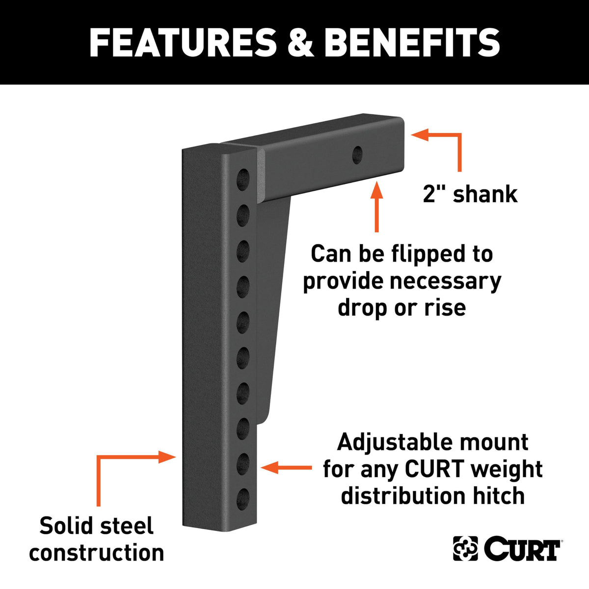 2" Weight Distribution Shank P592025